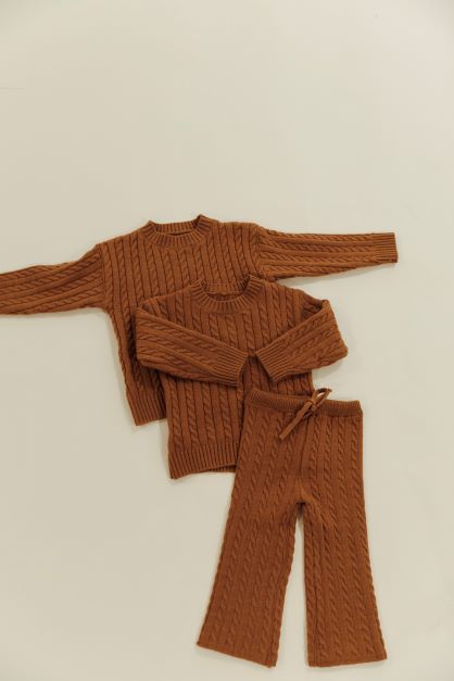Amber Cable Knit Set