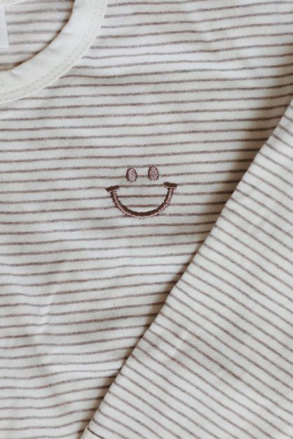 Smiley Striped Tee